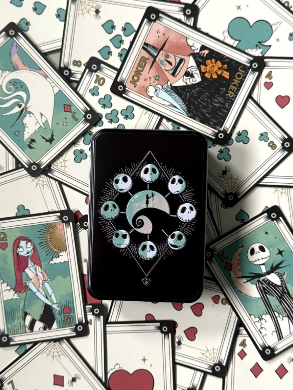 Tim Burton's The Night Before Christmas Playing Cards USED Great Condition